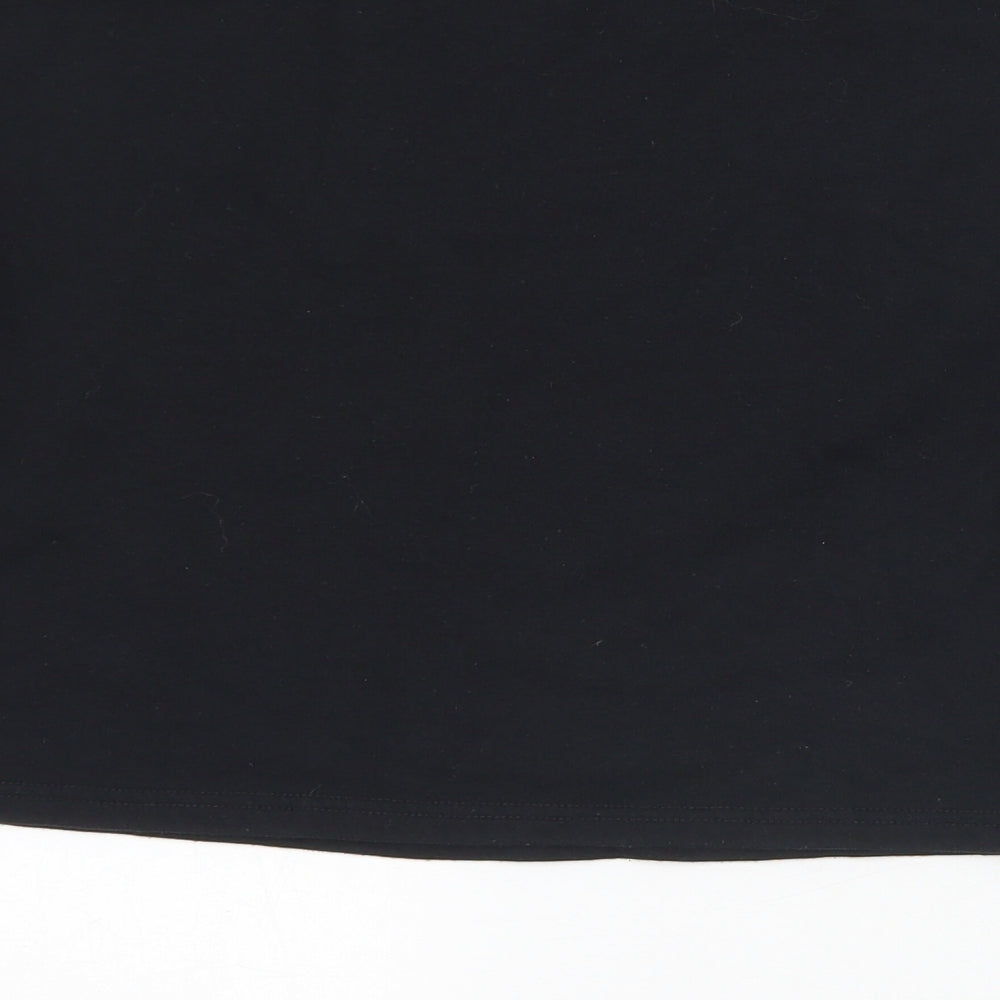 New Look Girls Black Cotton Pullover Sweatshirt Size 12-13 Years - Cropped
