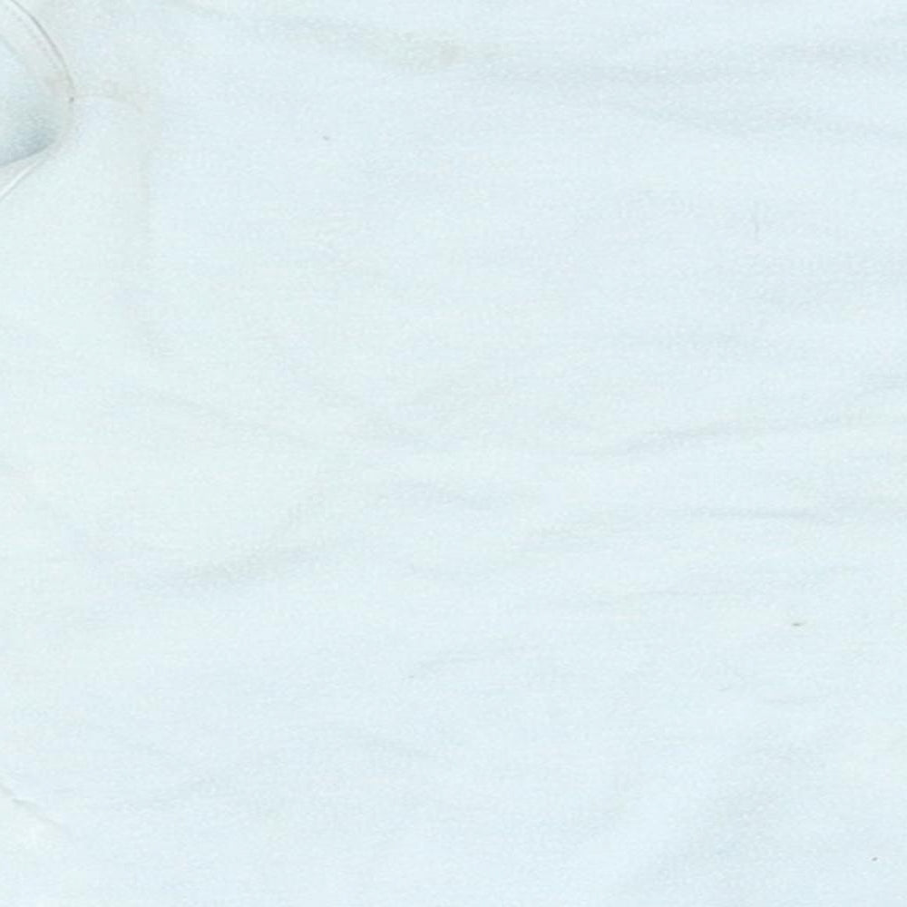 Cherokee Boys Purple Cotton Basic T-Shirt Size 12-18 Months Crew Neck Button