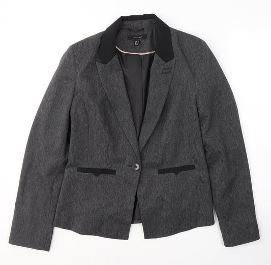 Womens UK Size 12 Atmosphere Regular Grey Blazer