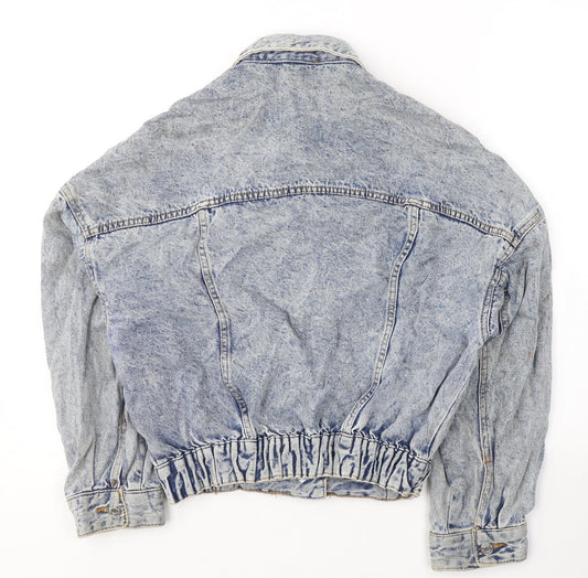 Primark Womens Blue Jacket Size 6 Button