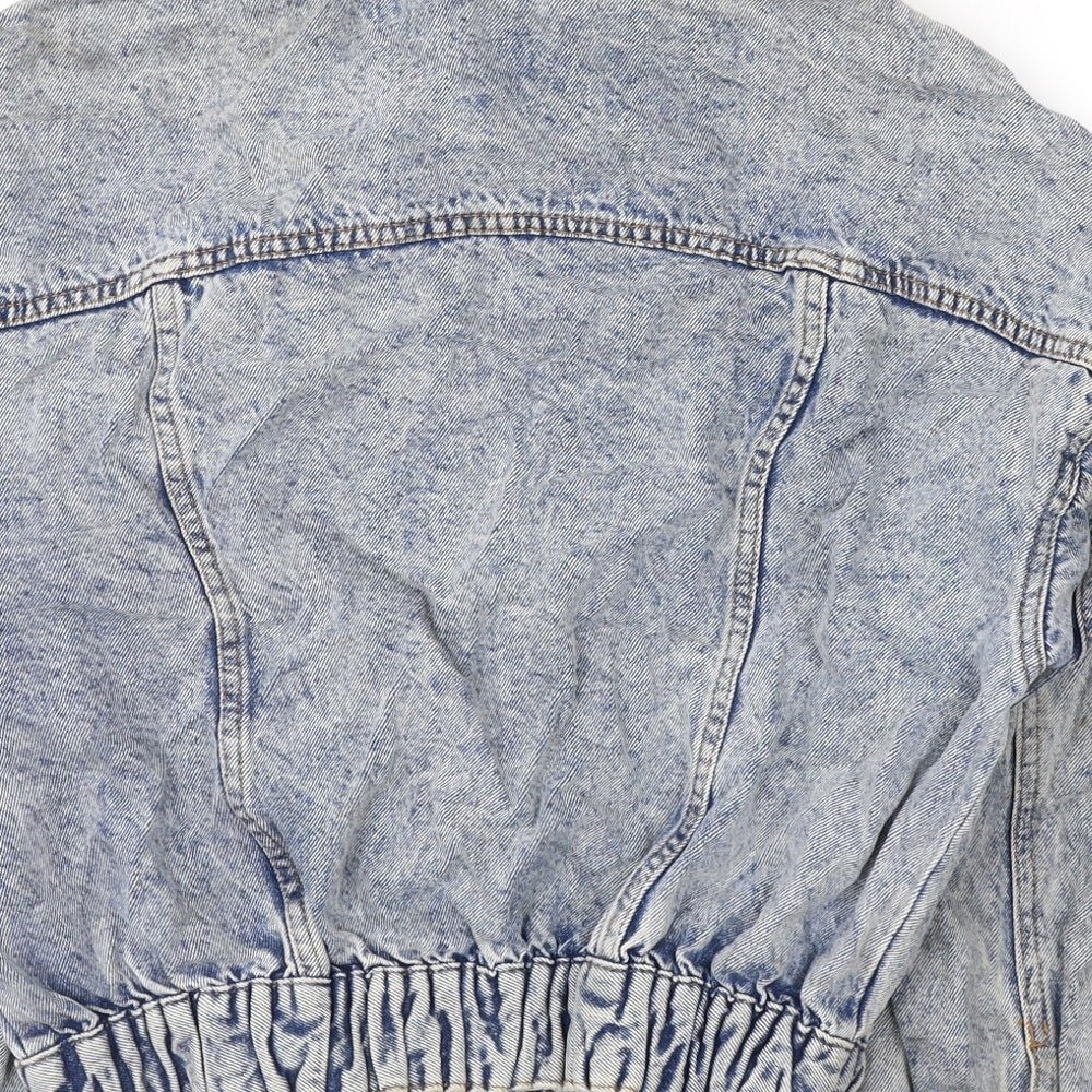 Primark Womens Blue Jacket Size 6 Button