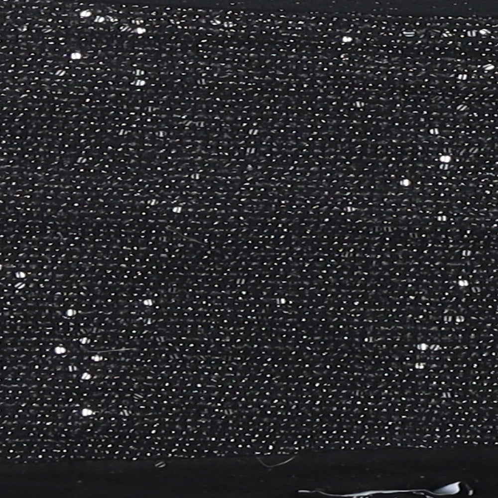 Womens UK Size 18 New Look Black Cropped Blouse