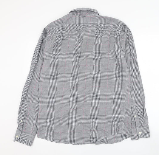 Mens UK Size M Jack Wills Blue Button-Up Long Sleeve Casual Shirt