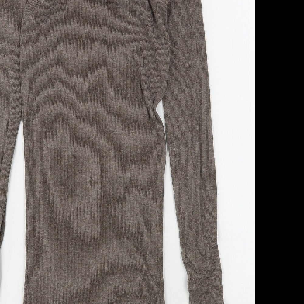 Womens UK Size 8 New Look Brown Pullover Jumper