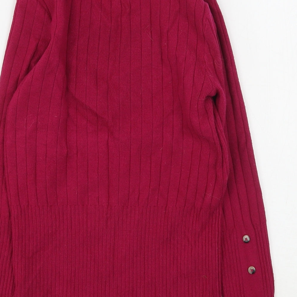 Womens UK Size 8 Marks and Spencer Purple Pullover Jumper