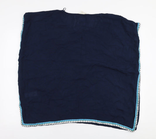 NEXT Womens Blue Viscose Basic T-Shirt Size S Round Neck - Beach wear