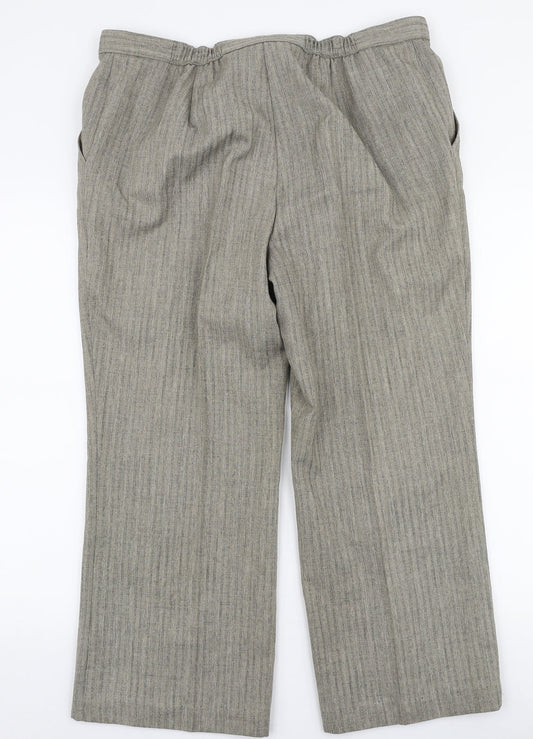 Womens UK Size 36 in Marks and Spencer Regular Fit Beige Trousers