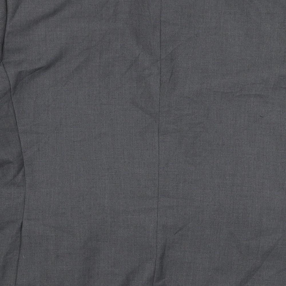 George Mens Grey Polyester Jacket Suit Jacket Size 44