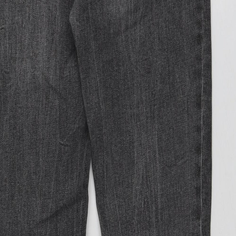 Denim.Co Womens Grey Cotton Skinny Jeans Size 12 L27 in Regular