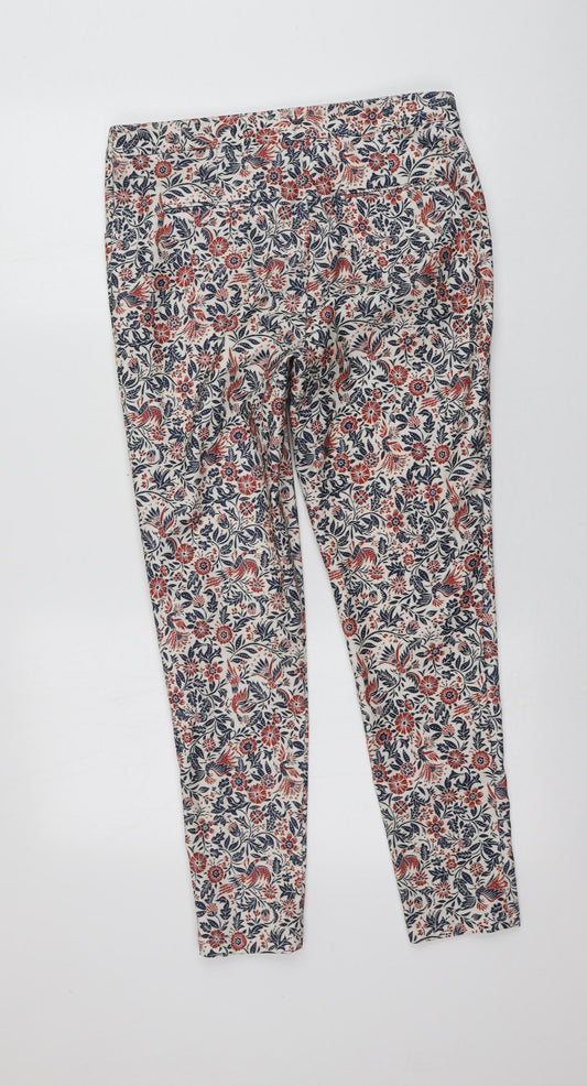 New Look Womens Multicoloured Fair Isle Polyester Carrot Trousers Size 10 L25 in Regular