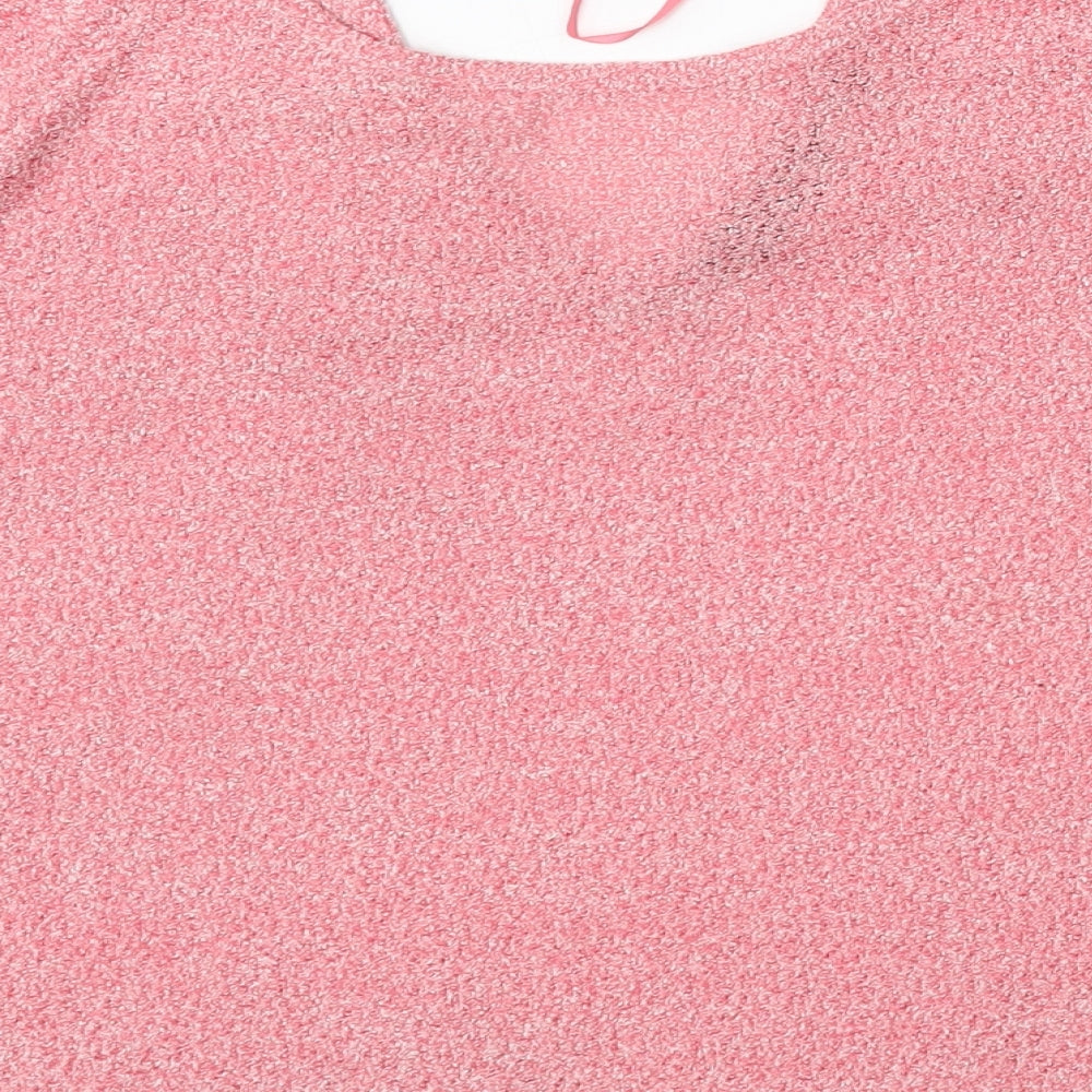 Womens UK Size 8 New Look Pink Cardigan Jumper