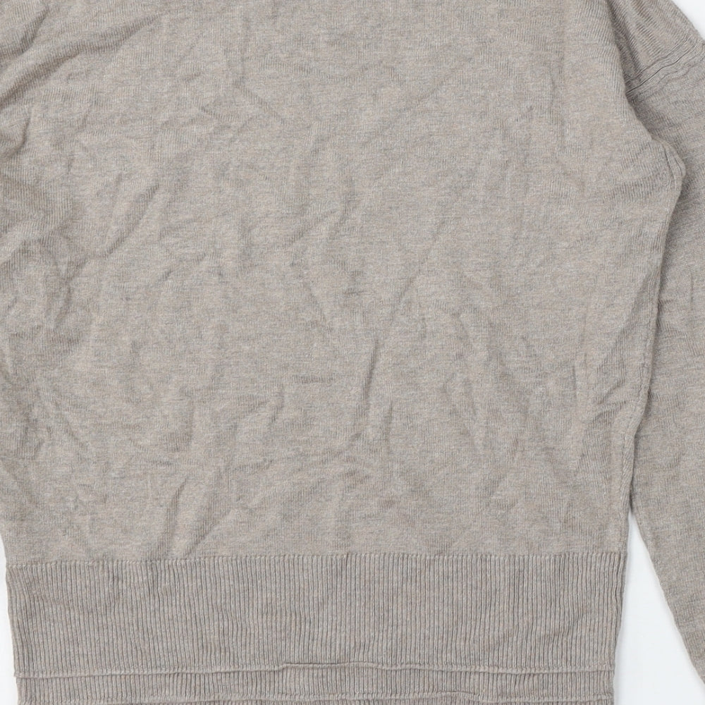 Womens UK Size 8 NEXT Beige Pullover Jumper