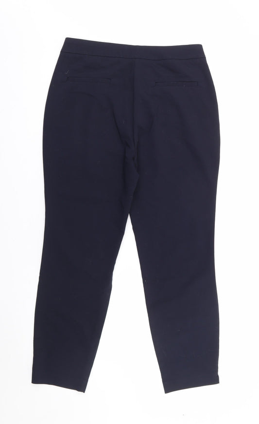 Womens UK Size 12 Papaya Regular Fit Blue Trousers