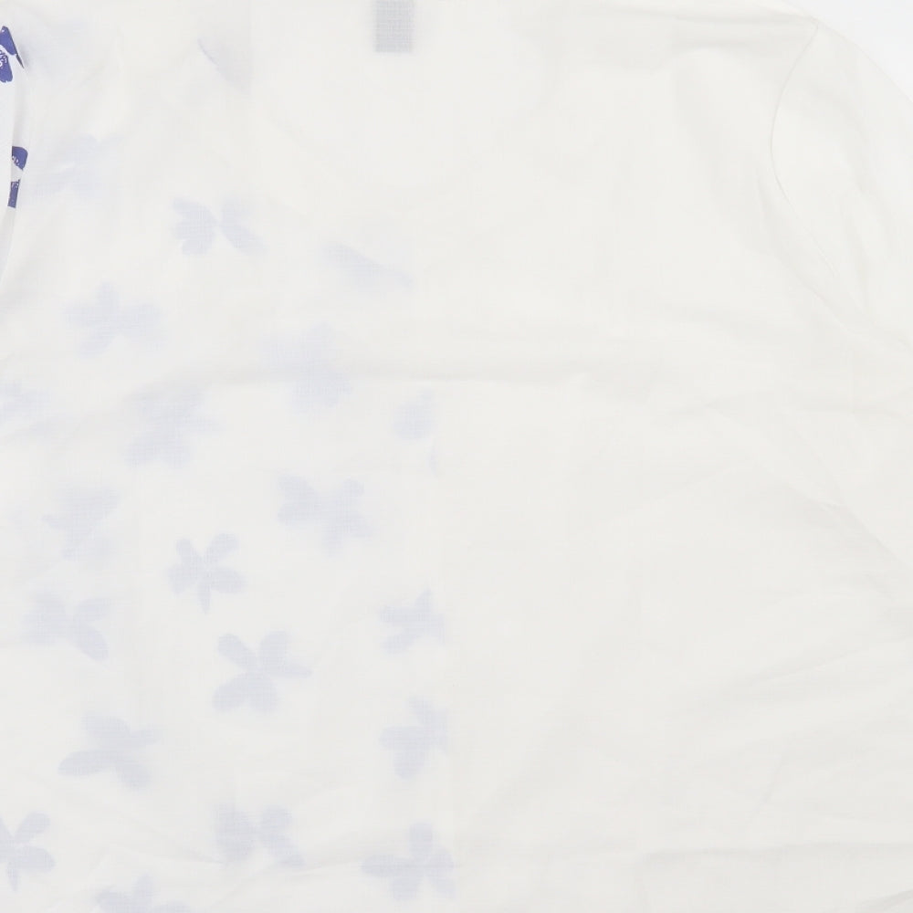 Womens UK Size XL Emery Rose White Basic Button-Up