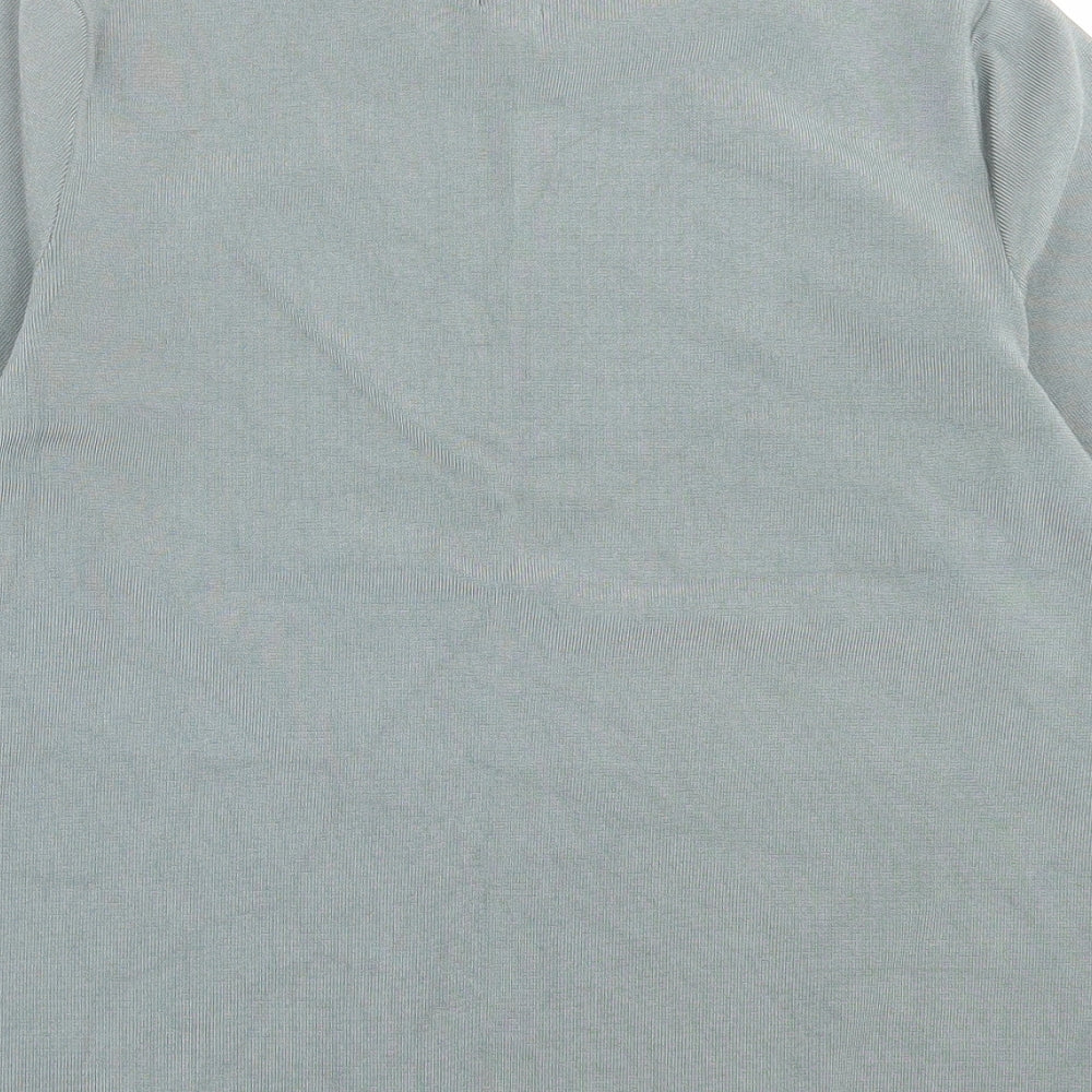 Womens UK Size M H&M Green Pullover Jumper