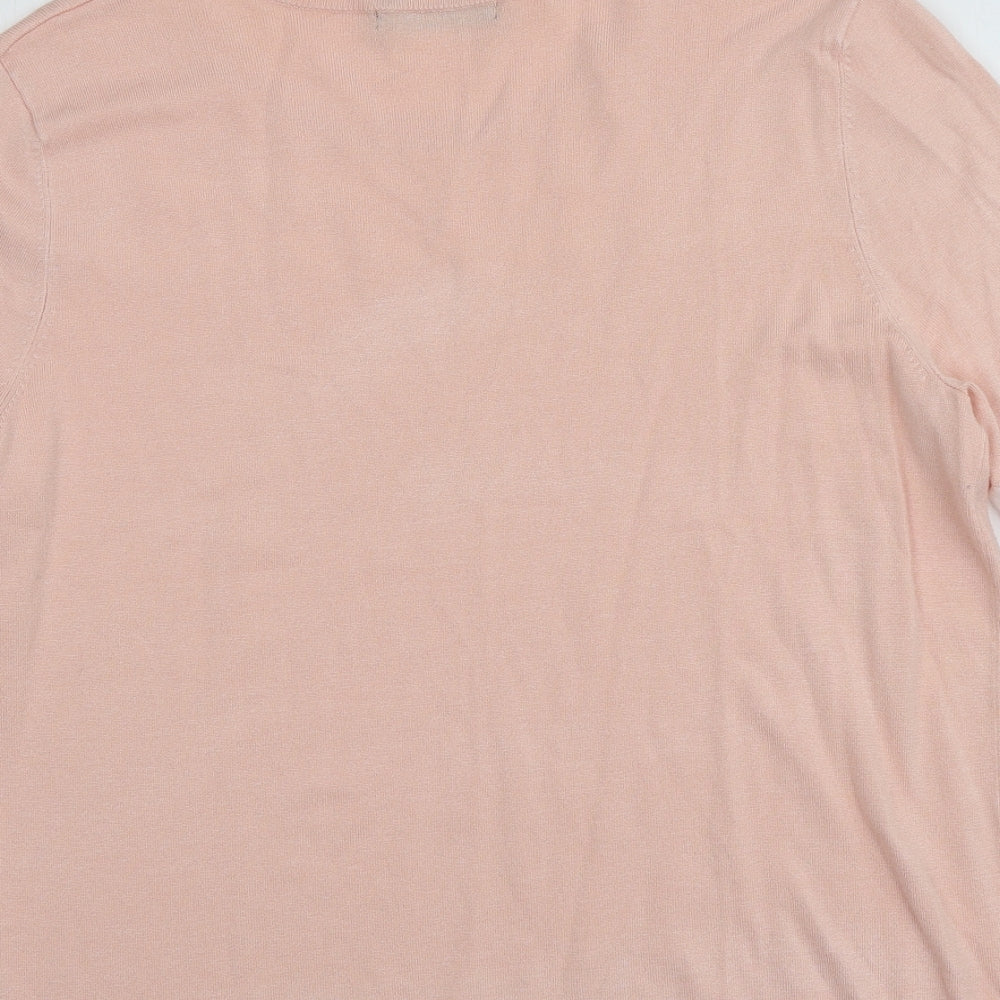 Womens UK Size L Dunnes Stores Pink Pullover Jumper