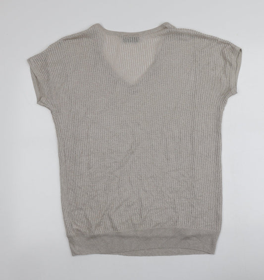 Womens UK Size M Wallis Beige Pullover Jumper
