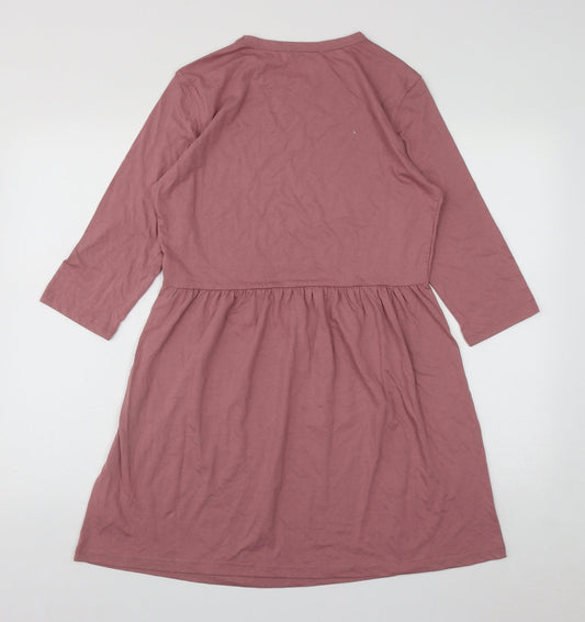 Missguided Womens Pink Polyester Fit & Flare Size 6