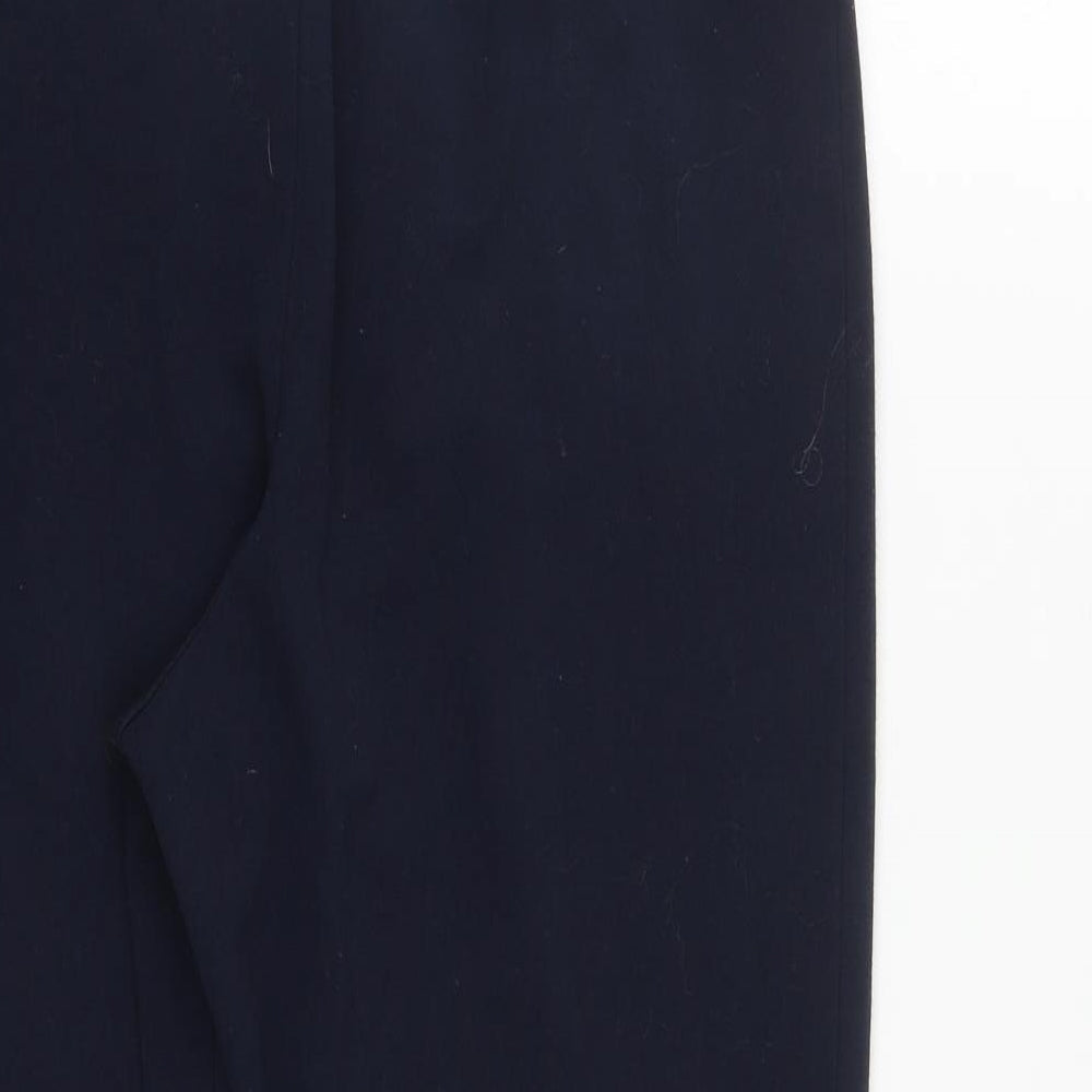 Womens UK Size 12 Isle Regular Fit Blue Trousers