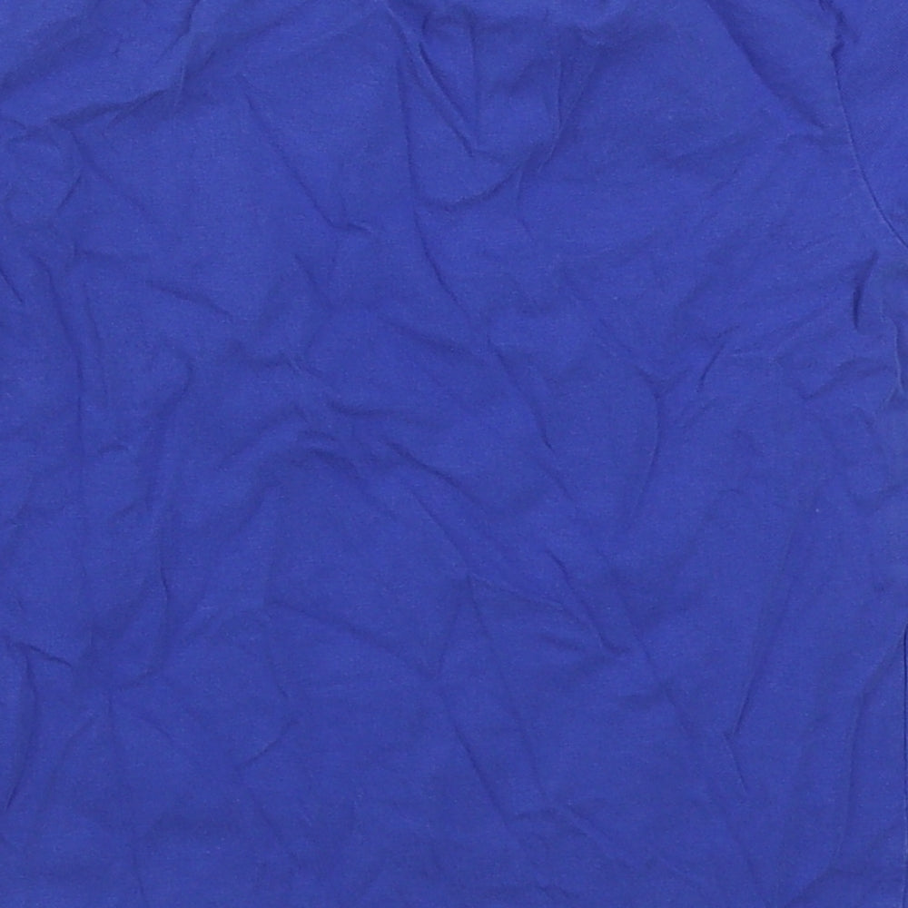 Character.com Boys Blue 100% Cotton Basic T-Shirt Size 6 Years Round Neck Pullover - Peppa Pig