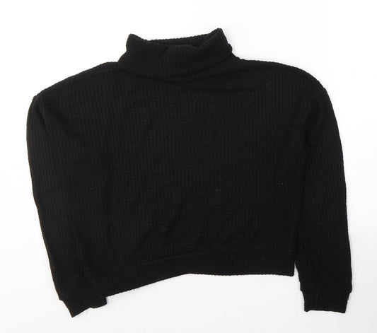 Womens UK Size S New Look Black Pullover Jumper