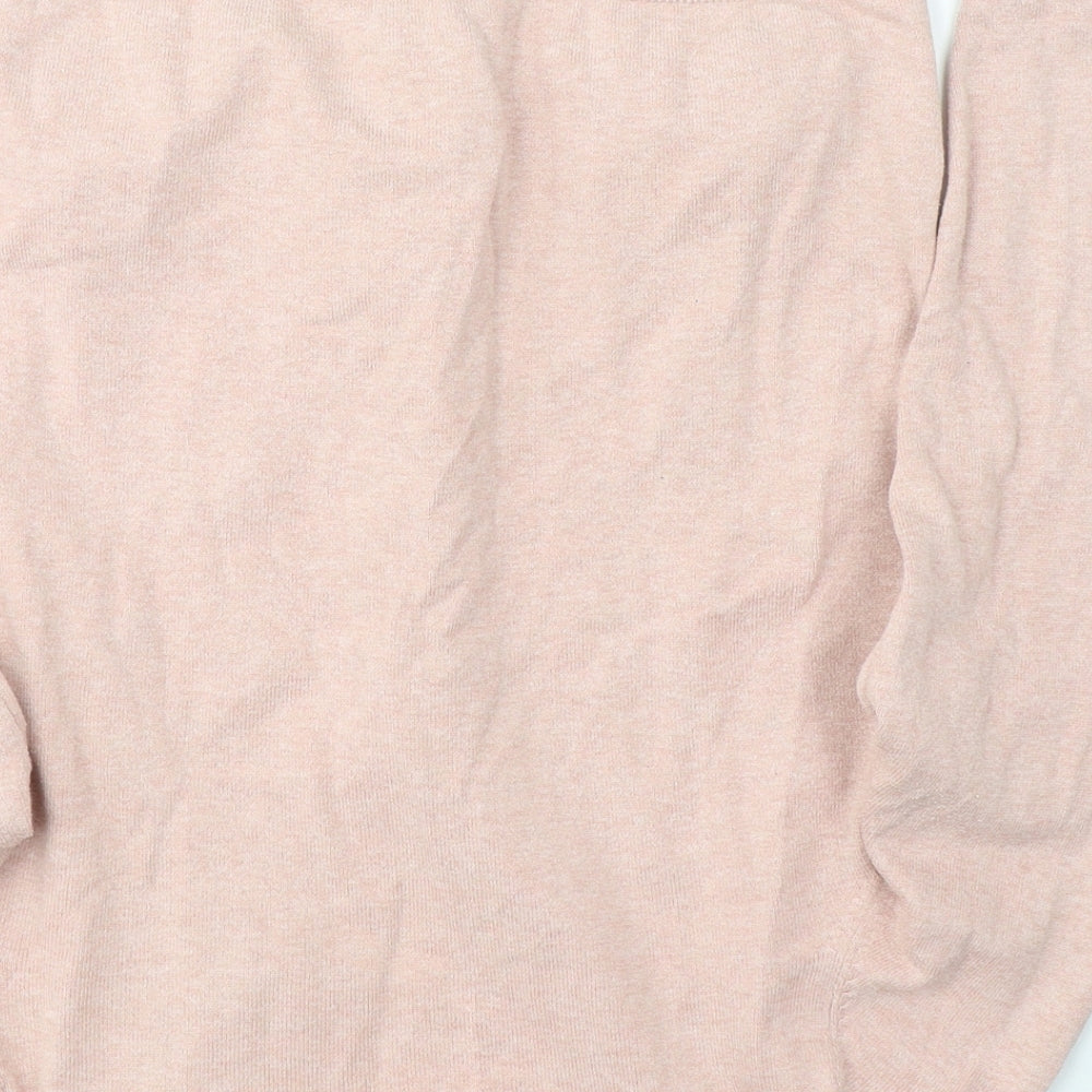 Atmosphere Womens Pink V-Neck Polyester Cardigan Jumper Size 12