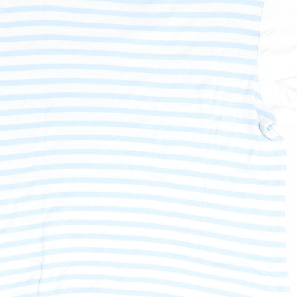 Womens UK Size L Isle Essentials White Basic T-Shirt