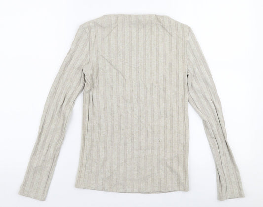 Womens UK Size S MNG Beige Pullover Jumper