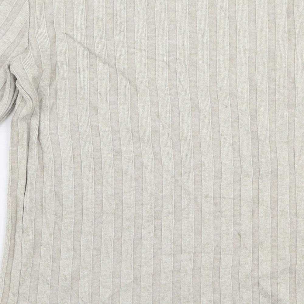 Womens UK Size S MNG Beige Pullover Jumper