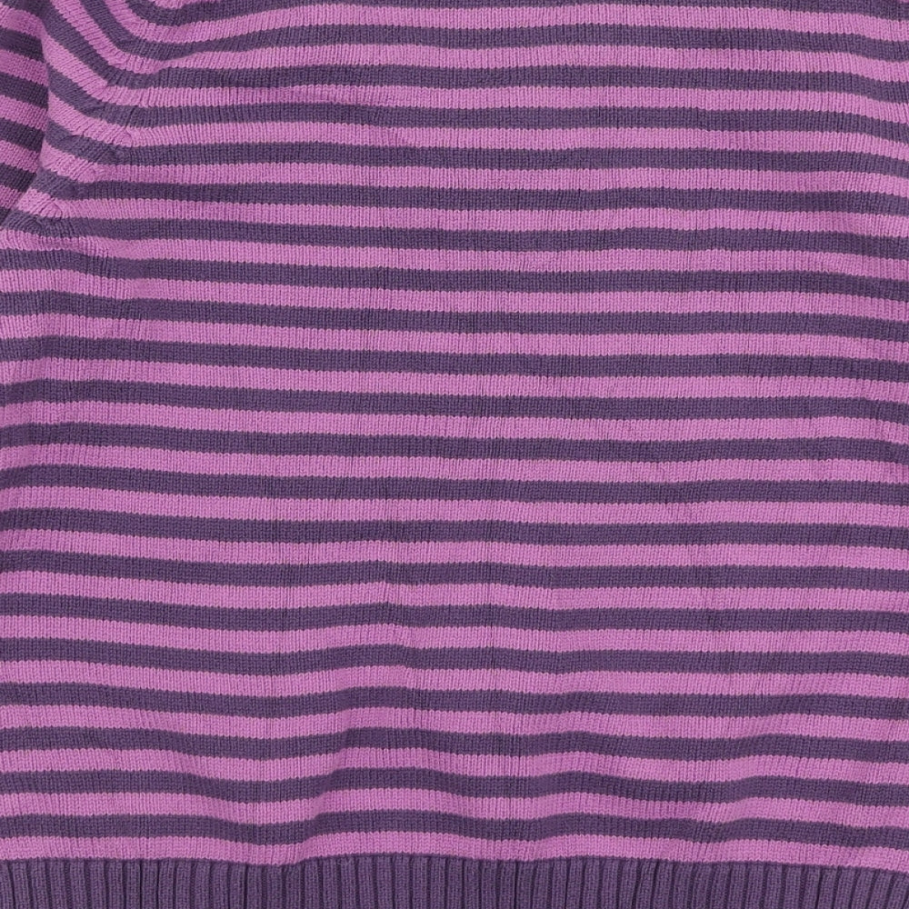 Womens UK Size 12 Marks and Spencer Purple Pullover Jumper