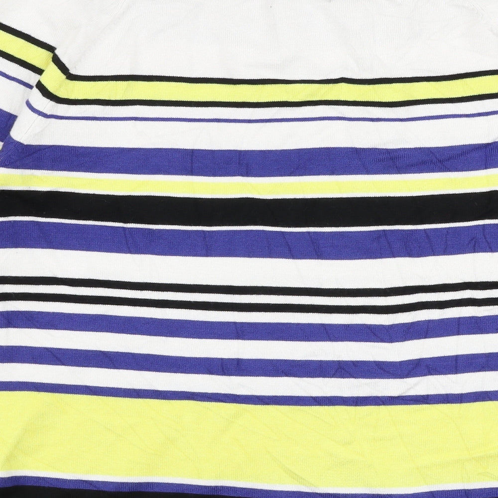 Womens UK Size 14 M&Co Multicoloured Pullover Jumper