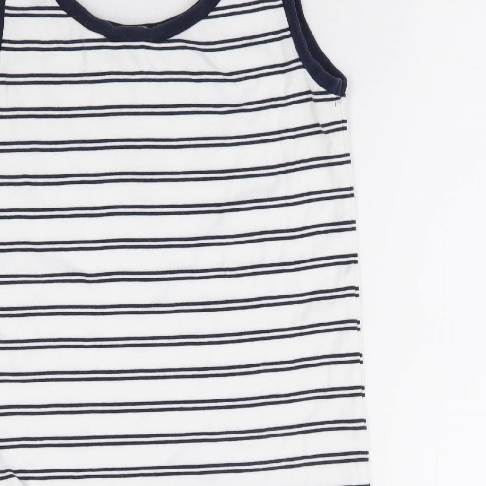 Womens UK Size 10 Marks and Spencer Ivory Jersey Tank