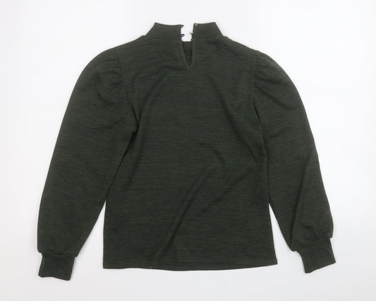 Womens UK Size 8 M&Co Green Pullover Jumper