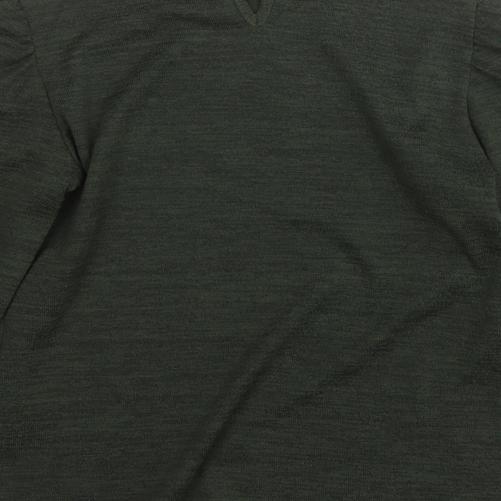Womens UK Size 8 M&Co Green Pullover Jumper
