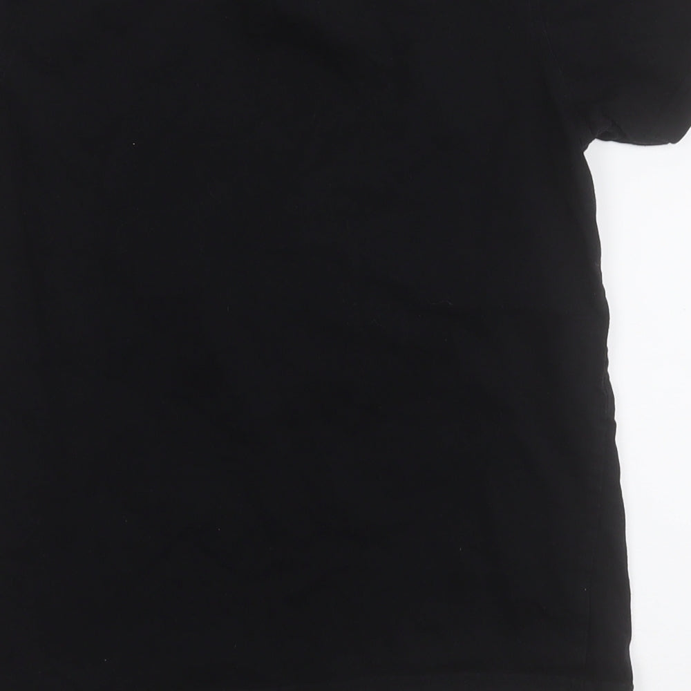 George Boys Black Cotton Pullover T-Shirt Size 9-10 Years Round Neck - Legit Gamer