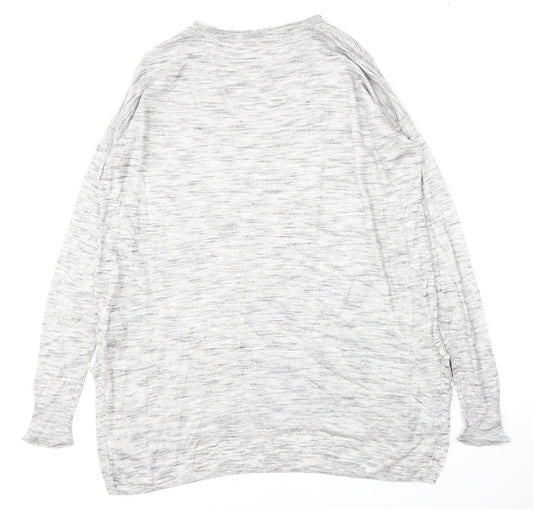 Womens UK Size XS H&M Grey Pullover Jumper