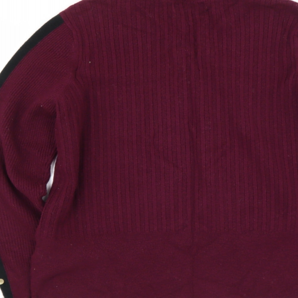 Womens UK Size 18 Marks and Spencer Purple Pullover Jumper