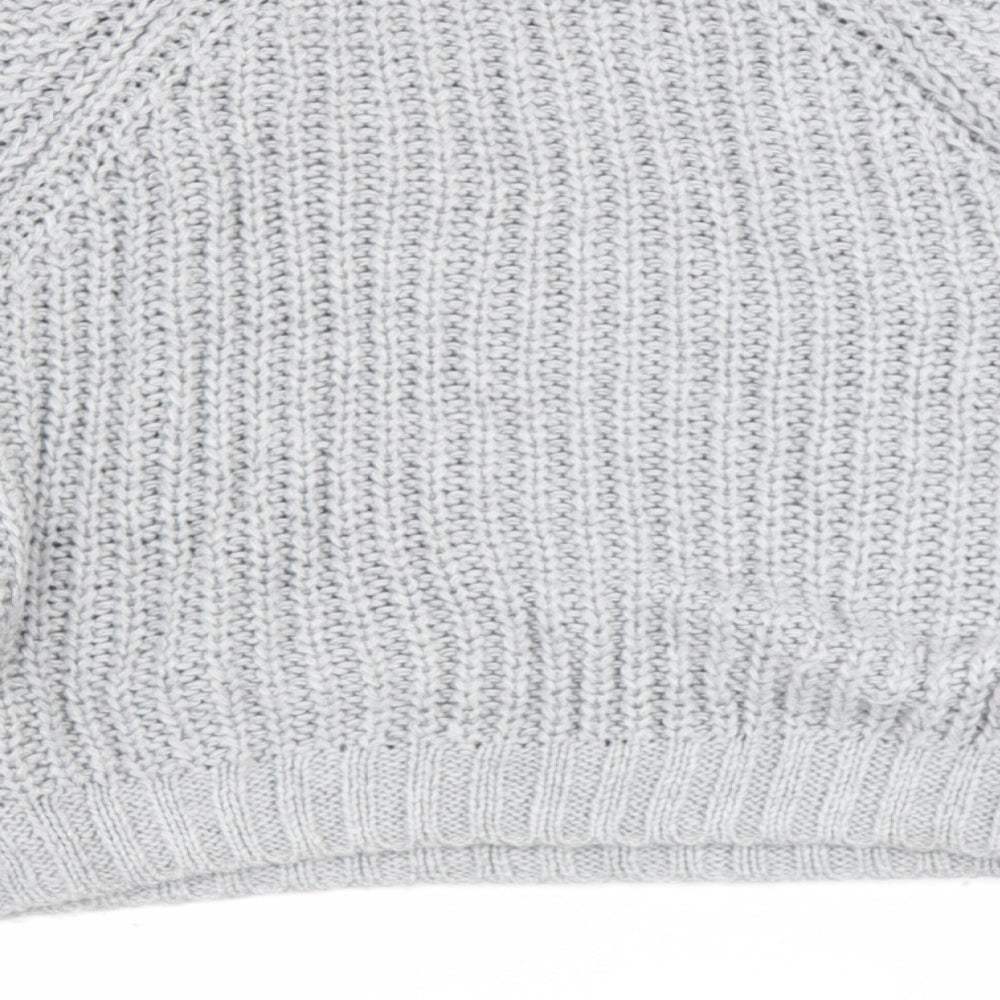 Womens UK Size 10 Missguided Grey Pullover Jumper