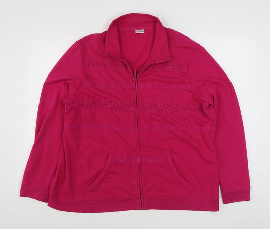 Womens UK Size XL Damart Pink Jacket