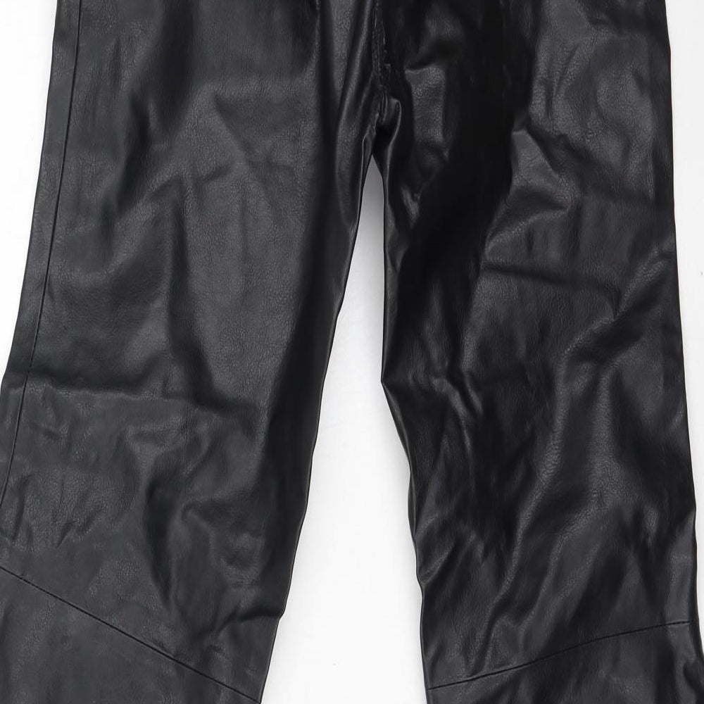 Kylie Girls Black Polyester Jegging Trousers Size 12 Years Regular