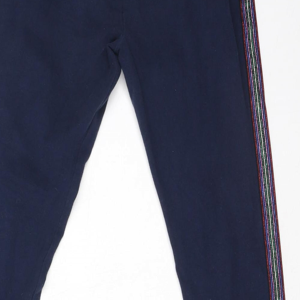 NEXT Girls Blue Cotton Jegging Trousers Size 11 Years Regular