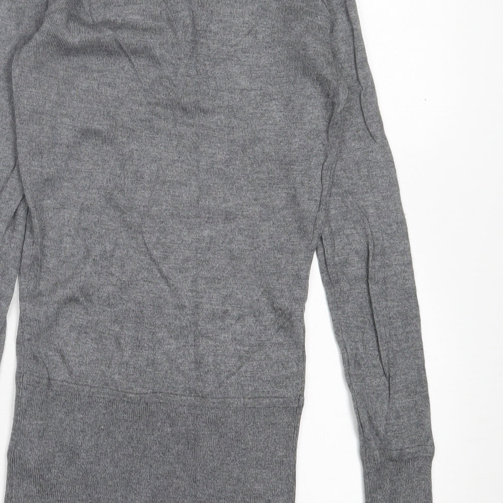 Womens UK Size XS H&M Grey Pullover Jumper