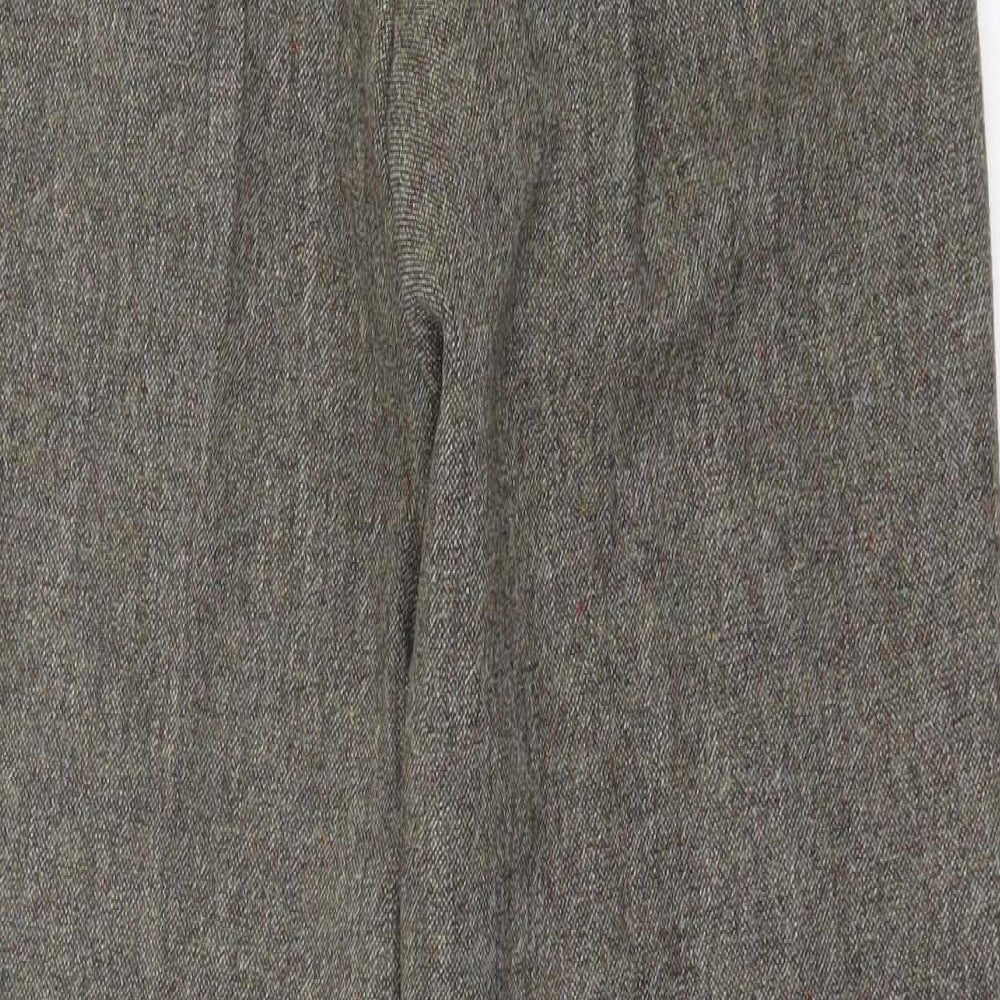 Womens UK Size 30 in Preworn Regular Fit Brown Trousers