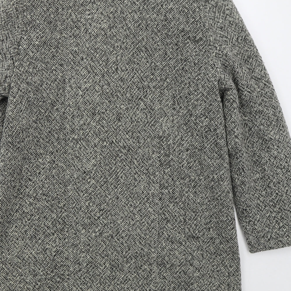 Womens UK Size 10 Kesta London Grey Pea Coat