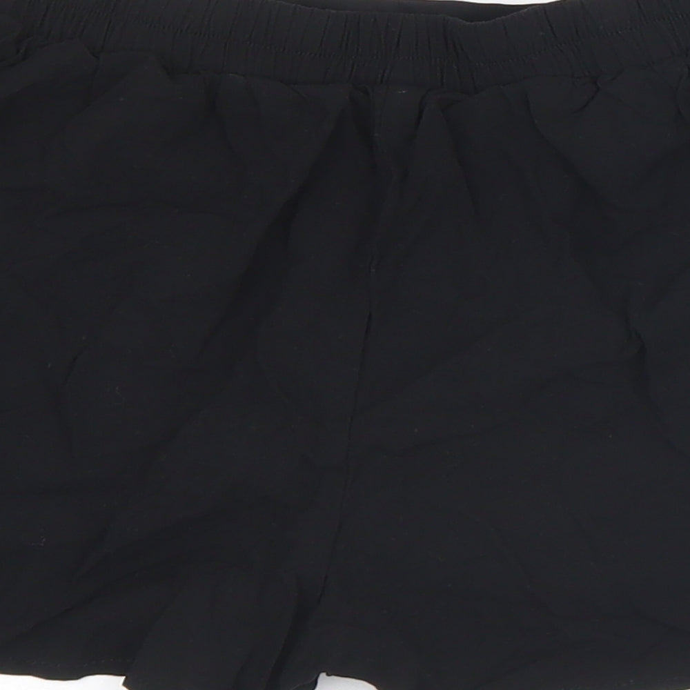 Primark Womens Black Viscose Hot Pants Shorts Size 8 L3 in Regular