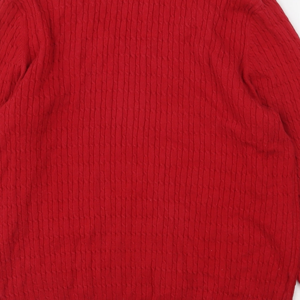 Womens UK Size L CC Red Pullover Jumper