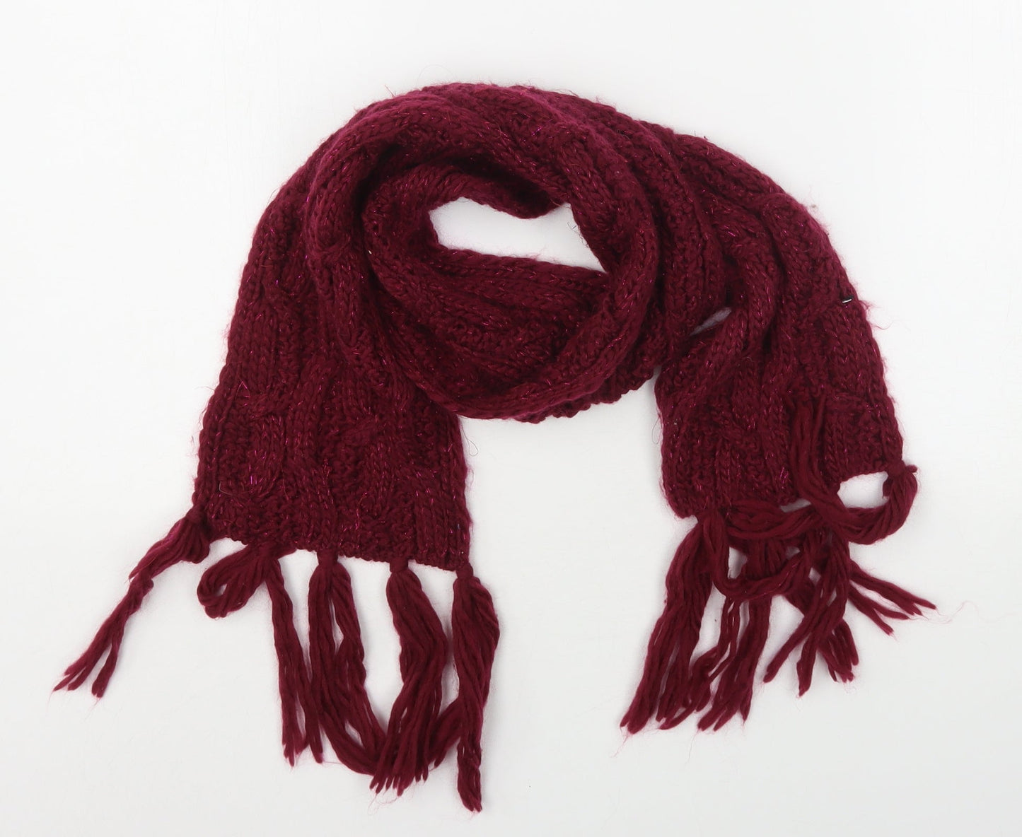 PEP&CO Womens Purple Polyester Scarf