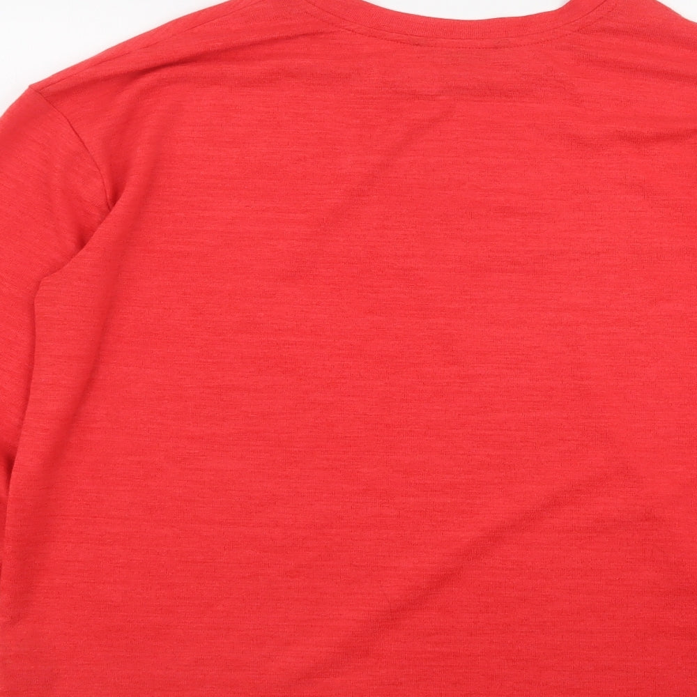 Womens UK Size M Dunnes Stores Red Pullover Sweatshirt