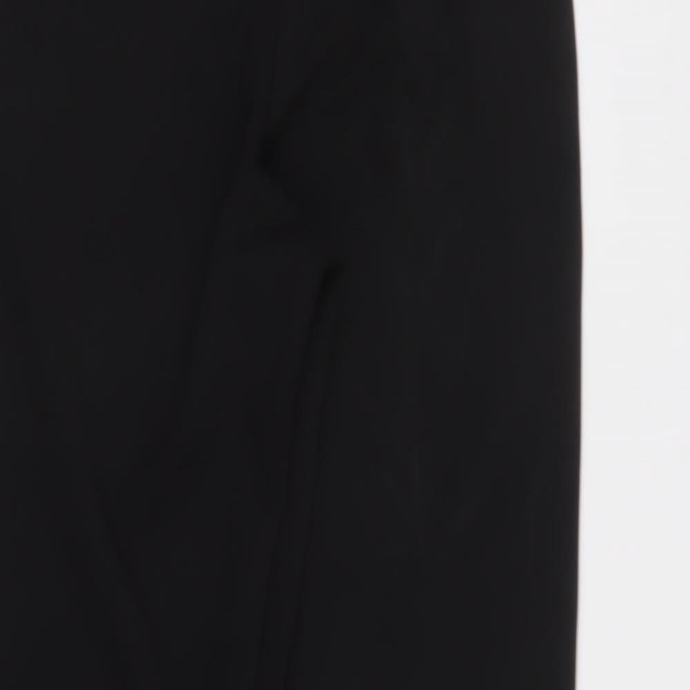 Womens UK Size M H&M Regular Fit Black Trousers
