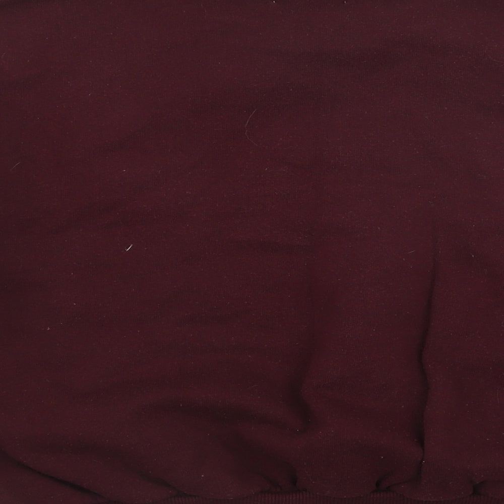 Mens UK Size XS Pull&Bear Purple Pullover Sweatshirt